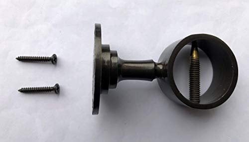 Messing Seilträger für Ø30 mm Handlaufseil in Antik Brüniert (Gold & Schwarz Schattierung) Seilhalter Wandhalter Handlaufseile (Wandbefestigung Vorne)