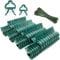 Garden Plant Clips with Adjustable Plant Ties, Plant Clips for Climbing Plants, Plant Support Clips for Vine Tomatoes Garden Vegetables (40 Large Clips, 20 Small Clips, 30 Ties)