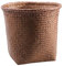 jojofuny 1 Pc Basura Cesta De Almacenamiento De Mimbre Cesta De Mimbre Tejida Marina Cestas De Almacenamiento De Mimbre Papelera Para Ronda Oficina De Totora