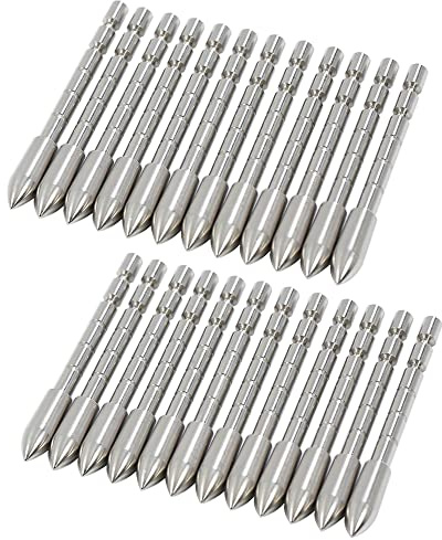 Puntas de Flecha ID 4,2 mm Puntos de Campo para Pegar - 24 Piezas