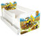 Kinderbett Jugendbett Igor 70x140cm mit Matratze, Schublade und Abnehmbarem Geländer - Bett Schlafzimmer Kindermöbel Kinderbetten für Mädchen und Junge, Hochwertige Möbelplatte, Solide - Bagger