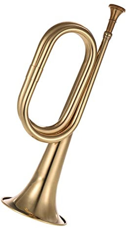 Messing Trompeten B Flat Horn Call Trompete Messing Kavallerie Horn Mit Mundstück Für Blechblasinstrumente