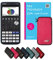 Casio fx-CG50 inkl. Schutztasche Pink & Fachbuch (92 Seiten, DIN A4) – Grafikrechner – Smart Set