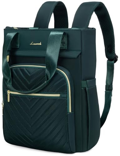 LOVEVOOK Cityrucksack Damen 15.6 Zoll Laptop Rucksack Damen Handtasche 2 in 1 Backpack Women Schulrucksack Mädchen Teenager Wasserdicht Casual Daypacks für Uni Schule Reise Business