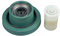 LUTH Premium Profi Parts Lagerung rechts kompatibel mit AEG Electrolux Zanker Zanussi 405507074/4 4055070744 rechts Antriebsseite Waschmaschine Toplader
