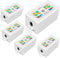 NETECABLE Cat 6 Junction Box 5 Pack Cat5e Splice Connector Unshielded, Punch Down Type, UL Listed