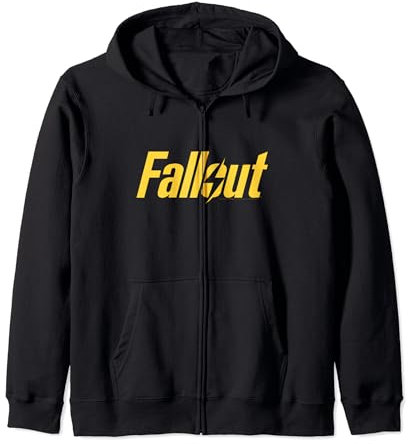 Fallout TV Series Logo del Fulmine Giallo Felpa con Cappuccio