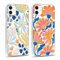 Coalbooliy 2 Pièces Coque pour Apple iPhone 11 6,1, Transparente Étui avec Aesthetic Motif Souple Silicone Housse, Antichoc Protection Mince TPU Bumper Case Cover pour iPhone 11, Fleur 7