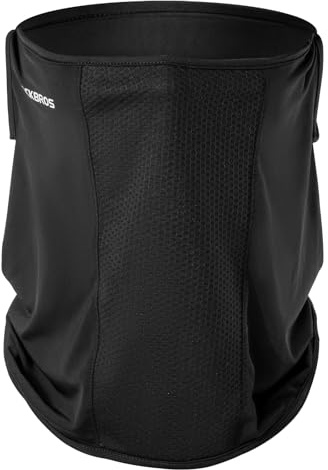 ROCKBROS Sommer Halbe Sturmhaube Kühlung Balaclava Multifunktionstuch Schnelltrocknende Atmungsaktive Gesichtsmaske Damen/Herren Mundschutz für Outdoor Radfahren, Laufen, Wandern