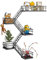 MVPSONAG Fire Escape Regal – 5 Etagen, Metall, schwarz, Fire Escape-Wandregale mit Körben, New York Actionfiguren-Ausstellungsregal, einzigartige, rustikale schwebende dekorative Wandregale für jeden