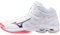 Mizuno, Scarpe da pallavolo Donna, Bianco, 39 EU