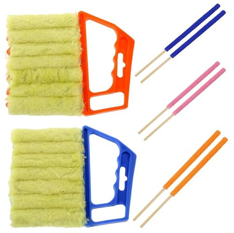 8 Piece Set Blind Cleaner, Efficient Cleaning, Venetian Blind Cleaner Tool for Wooden Blinds and Plastic Blinds, Includes Blind Duster for Slats, Multi-Surface Cleaning Kit for Home