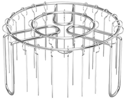 Rejilla Para Freidora De Aire Y Horno | Soporte para Brochetas de Freidora de Aire | Brocheta Antiadherente Reutilizable Vertical Resistente al Calor Inoxidable para Hogar Restaurante Cocina Exterior
