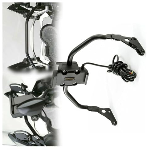 FNCVTM Für R1200GS 2012 2013 2014 2015 2016 2017 2018 2019 2020 2021 Motorrad Lenker Halterung GPS Navigationssystem Motorrad Navigator Handy Halterung
