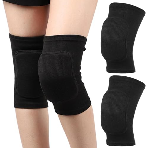 ZESHGON Protective Knee Pads for Work, Stretchy Breathable Knee Pads Collision Avoidance Sleeve for Dancers Football Yoga Workout Cycling Running Jogging Cleaning