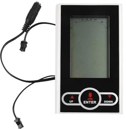Fahrradtacho Analog, Monitor Tachometer mit LCD Display, Geschwindigkeit Kalorien Distanz Messung für Indoor Cycling, Perfekt für Home Gym, Fitness Training Kurse Radfahren Workouts