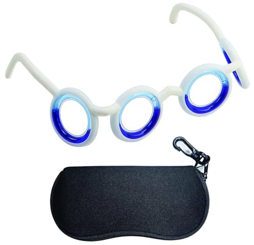 RQcMid Motion Sickness Brille, Reisekrankheit Brille, Brille Gegen Reisekrankheit Für Autofahrten Und Flugreisen, Mit Aufbewahrungstasche Für Unterwegs