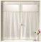 Linder 0323 /10/415 Paire de Vitrages Droits Etamine Blanc Passe Tringle 70 x 200 cm