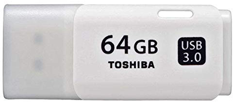 Toshiba Hayabusa Pendrive 64GB, Chiavetta USB 3.0, Bianco
