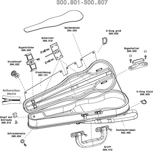 GEWA Cases - Custodia per violino, Liuteria Concerto