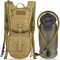 MARCHWAY Taktischer Molle-Trinkrucksack mit 3L TPU-Wasserblase, Militär-Tagesrucksack für Radfahren, Wandern, Laufen, Klettern, Jagd, Radfahren (Tan)