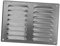 EUROPLAST 260x190mm / 10x7 inch Galvanised Metal Air Vent Grille Cover with Insect Mesh - Ventilation Cover