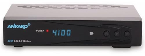 Ankaro DSR 4100 Plus HD HDTV digitaler Satelliten-Receiver (HDTV, DVB-S/S2, SAT, HDMI, SCART, 1x USB 2.0, Easyfind, Full HD 1080p) [vorprogrammiert für Astra Hotbird] - schwarz