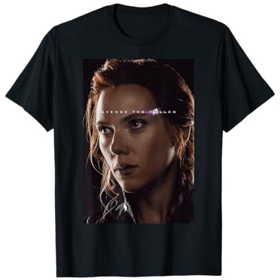 Marvel Avengers: Endgame Black Widow Poster T-Shirt