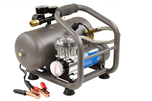 Pro-Lift-Werkzeuge Kompressor 12V Luftkompressor 7,2 bar 360W Reifenfüller Abgabemenge 60 l/min Werkstattkompressor Druckluftkessel 5l