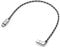 Volkswagen 000051446AD Cable de conexión de datos Cable de datos Cable de carga USB-C a USB-C Premium Cable 30 cm, con logotipo, color plateado