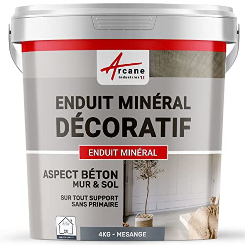 Enduit décoratif, mural et sol, rénovation chambre, cuisine, salle de bain - 4 kg Mésange - ARCANE INDUSTRIES