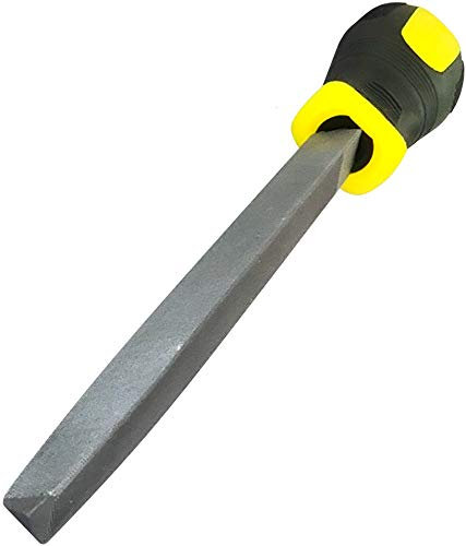 AERZETIX - Lima per affilare Metallo triangolare in acciaio - Lunghezza 200mm - Strumento di finitura manuale per modellare il metallo - Lima/Affila/Lucidatura/Meccanica - Manico bimateriale - C45984