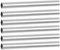 10 Stk. 100 Mm Runde Aluminiumrohre, 8 Mm ID X 10 Mm AD für Roboterfeld, Schutz der Internen Komponenten