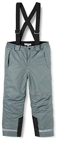 Playshoes Pantalon de Ski, de Snowboard, de Neige, Gris, 140 Mixte Enfant