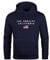 Neverless® Hoodie Herren Bedruckt Schriftzug California Los Angeles USA Amerika Flagge Fashion Streetstyle Navy M