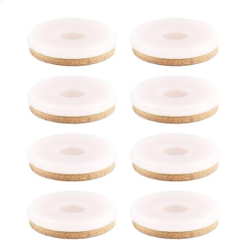 Wagner QuickClick® Filzgleiter Möbelgleiter Stuhlgleiter Ersatz - 8er-Set Ersatzgleiter austauschbar ersetzbar - Spezialfaser SYNO - Durchmesser Ø 40 mm - für Basis Ø 40 mm - Made in DE - 15784500