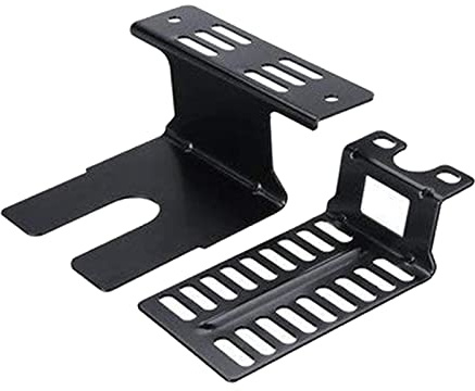 Colcolo 2Pcs Rotisserie Motor Halterung Unterstützung BBQ Werkzeug Zubehör mit Schrauben Halterung Kit Rotisserie Rod Rack für Grill Camping