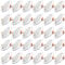 Tofisr LED Einbaustrahler Flach 230V Inkl. 30 x 5W Einbauleuchten Slim Deckenstrahler IP20 Downlights Warmweiß 2700K LED Spots Set