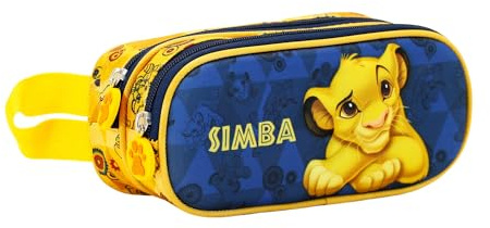 Disney Der König der Löwen Simba Rest-3D Doppelfedermäppchen, Dunkelblau
