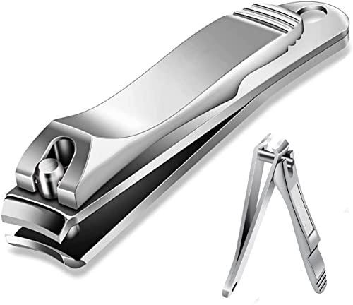 Coupe Ongle, Pince à Ongles avec lime à ongles intégrée, Acier Inoxydable Sans Éclaboussures Coupe-ongles, Hyper tranchant & durable, pour les Ongles des Doits & Orteils, pour Hommes et Femmes