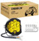 RIGIDON 1x Rund Led Arbeitsscheinwerfer, 5 Zoll 50W 5000 Lumen alu led lichtleiste, 12V 24V Wasserdicht offroad beleuchtung für Auto ATV LKW Traktor Fahrzeuge 4x4, led nebelscheinwerfer 3000k gelb