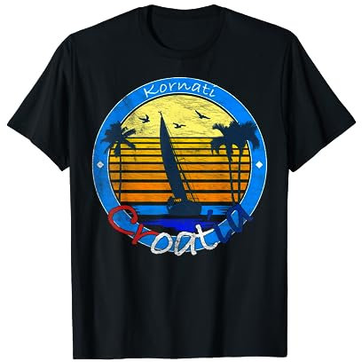 Kroatien Segeln Kornaten an der Adria Segeln T-Shirt