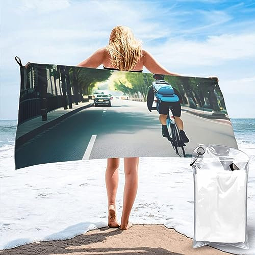 ZISHAK Auto Und Fahrrad Schnell Trocknendes Badetuch Von Leichte Mikrofaser Reise Handtücher Für Camping, Strand, Fitnessstudio, Sport, Schwimmen