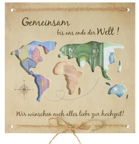 BOFUNX Geldgeschenk Hochzeit Hochzeitskarten Hochzeitsgeschenk Geld Verpackungen Hochzeits Geldgeschenk für Hochzeit Brautpaar Glückwunsch