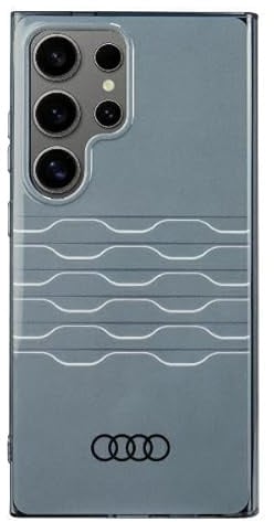 Audi IML Geometric Pattern Case Hülle für S24 Ultra S928 grau hardcase AU-IMLS24U-A6/D3-GY
