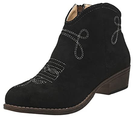 Stivali da Pesca Stivali Donna con Tacco E Plateau Winter Shoes Stivali Texani Donna 42 Stivali da Cowboy da Donna Stivali Alti Ginocchio Tacchi A Spillo Grosso Plateau Borchie