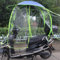 LXWKAI Regenschutzdach für Elektromobile, komplett geschlossener Regenschirm für Motorroller, wasserdicht, wegklappbar, universelles Sonnenschutzdach, Blau, C-Stil