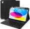 Hülle mit Tastatur für iPad 10. Generation 10.9 Zoll 2022, Magnetisch Abnehmbarer Tastatur Hülle für iPad A16 11. Generation 11 Zoll 2025 - Deutsches Layout