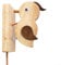 EXTRWORY Doorbell Wall Decoration Doorbell for Home Funny Wooden Door Bell Waterproof