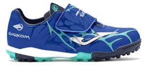 Joma Super Copa Jr 2504 TF SCJW2504TFV, Boy Turf Football Trainers, Blue, 30 EU
